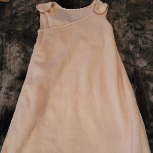 Bunnies by the Bay sleep sack, pink